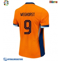 Fotballdrakt Herre Nederland Wout Weghorst #9 Hjemmedrakt EM 2024 Kortermet